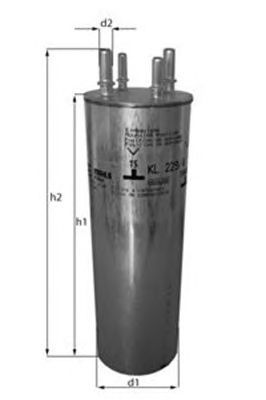 MAGNETI MARELLI 154068327600 -  Топливный фильтр